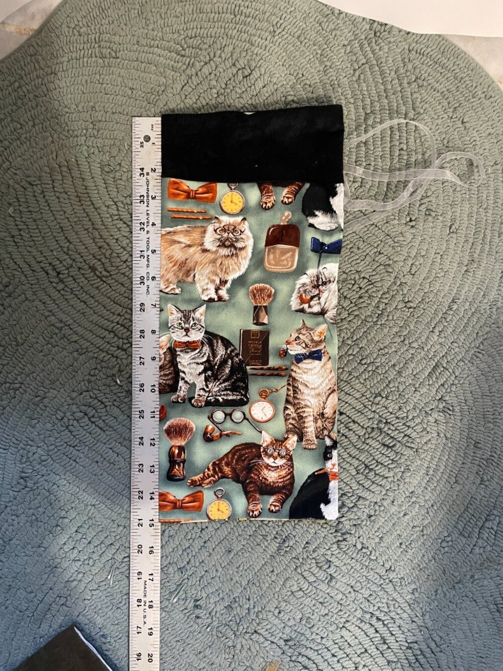 5 Hand crafted Fabric Wine Gift Bags - Picture 3 of 6